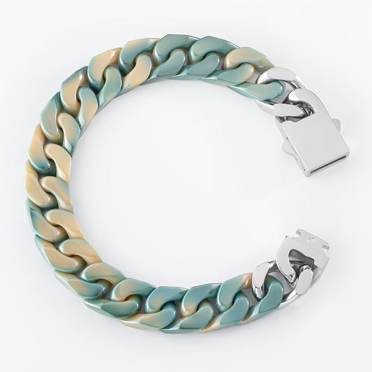 Gradual Change Cuban Ceramic Bracelet