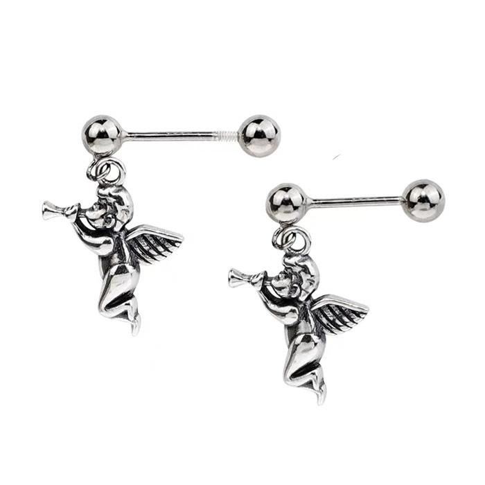 925 CUPID EARRING