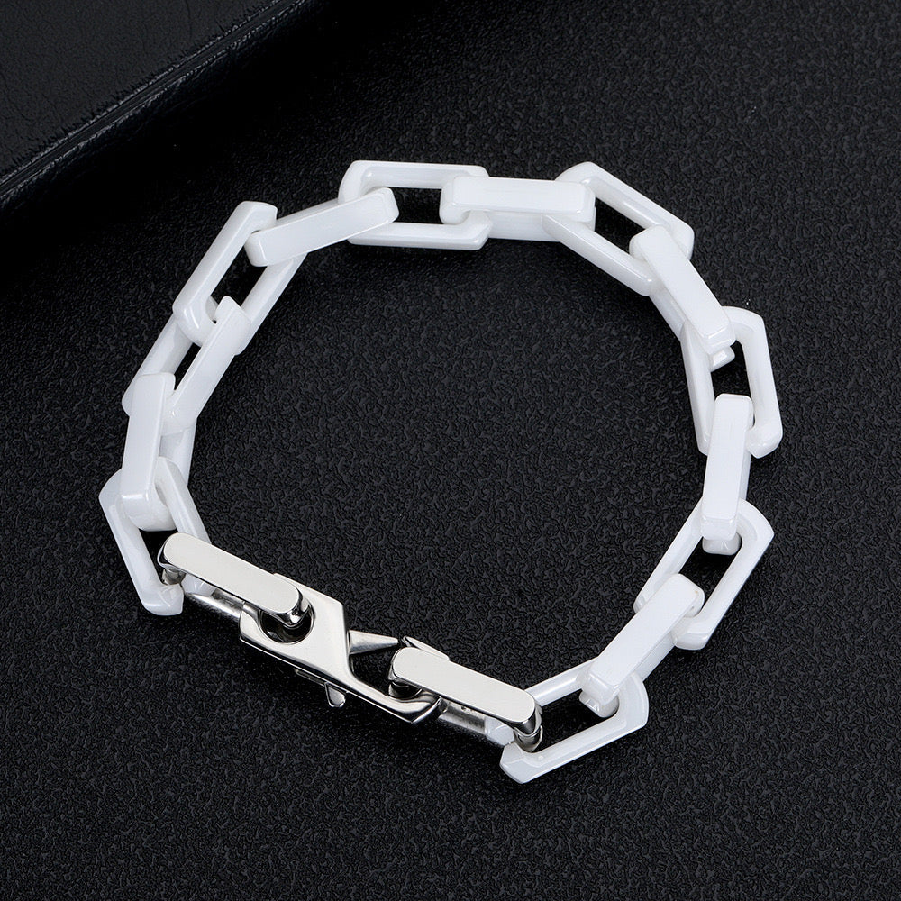 Square Ceramic Bracelet / Necklace