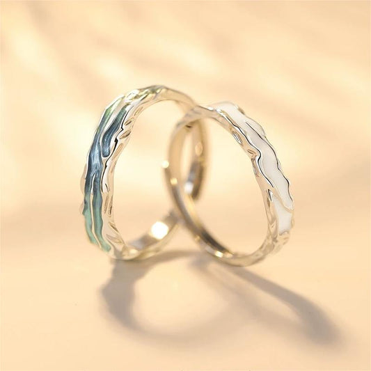 925 Sterling Silver Couple Ring